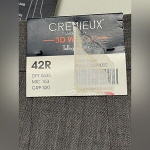 Daniel Cremieux Cream Wool Blend Pants